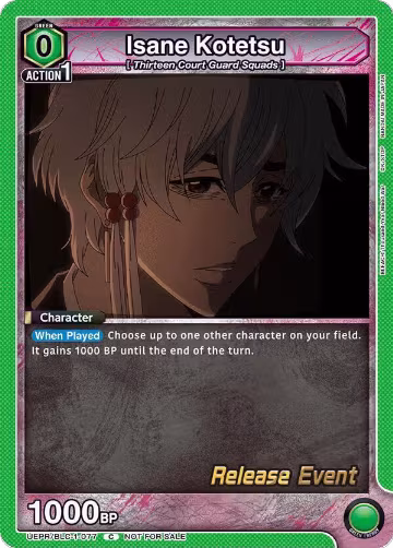 Isane Kotetsu (UEPR/BLC-1-077), BLEACH: Thousand-Year Blood War Release Event Cards — Union Arena card price