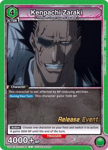 Kenpachi Zaraki (080) (UEPR/BLC-1-080) — card price