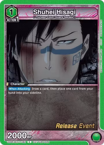 Shuhei Hisagi (UEPR/BLC-1-082), BLEACH: Thousand-Year Blood War Release Event Cards — Union Arena card price