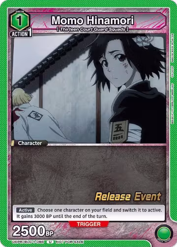 Momo Hinamori (UEPR/BLC-1-086), BLEACH: Thousand-Year Blood War Release Event Cards — Union Arena card price