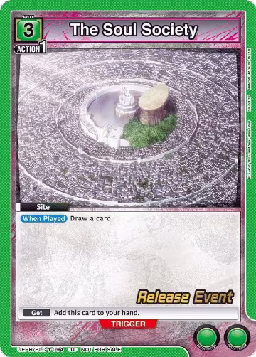 The Soul Society (UEPR/BLC-1-094), BLEACH: Thousand-Year Blood War Release Event Cards — Union Arena card price