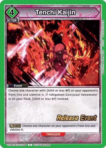 Tenchi Kaijin (UEPR/BLC-1-099), BLEACH: Thousand-Year Blood War Release Event Cards — Union Arena card price