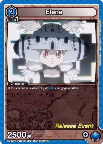 Elena (UEPR/HTR-1-003), HUNTER X HUNTER Release Event Cards — Union Arena card price