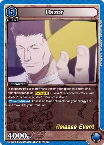 Razor (015) (UEPR/HTR-1-015), HUNTER X HUNTER Release Event Cards — Union Arena card price