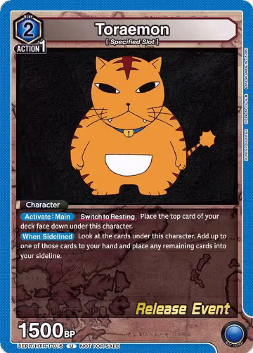 Toraemon (UEPR/HTR-1-016), HUNTER X HUNTER Release Event Cards — Union Arena card price