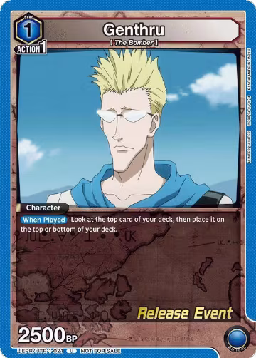 Genthru (021) (UEPR/HTR-1-021), HUNTER X HUNTER Release Event Cards — Union Arena card price