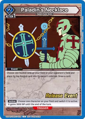 Paladin's Necklace (UEPR/HTR-1-028), HUNTER X HUNTER Release Event Cards — Union Arena card price