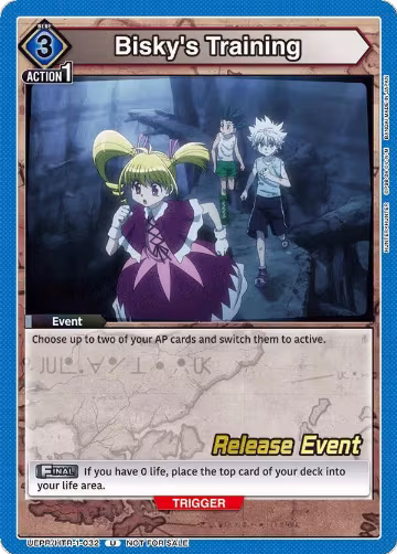 Bisky's Training (UEPR/HTR-1-032) — card price