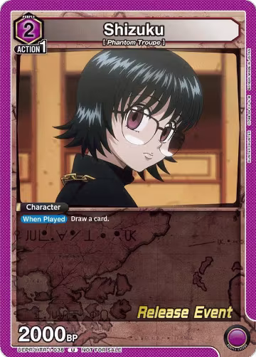 Shizuku (038) (UEPR/HTR-1-038), HUNTER X HUNTER Release Event Cards — Union Arena card price