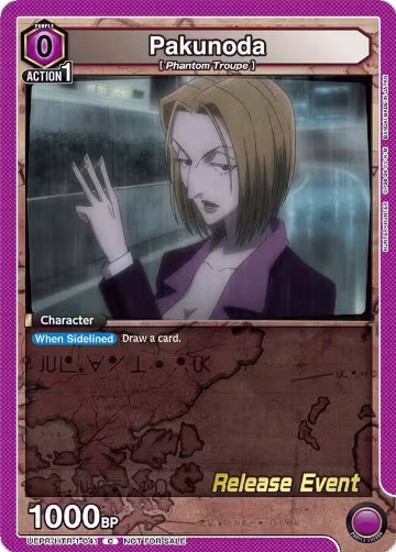 Pakunoda (UEPR/HTR-1-041), HUNTER X HUNTER Release Event Cards — Union Arena card price