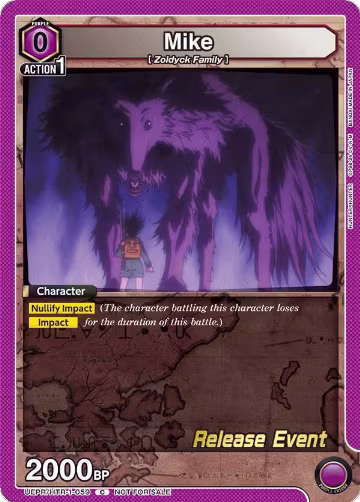 Mike (UEPR/HTR-1-059), HUNTER X HUNTER Release Event Cards — Union Arena card price