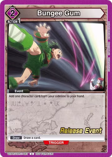 Bungee Gum (UEPR/HTR-1-067), HUNTER X HUNTER Release Event Cards — Union Arena card price