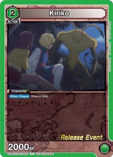 Kiriko (UEPR/HTR-1-070), HUNTER X HUNTER Release Event Cards — Union Arena card price