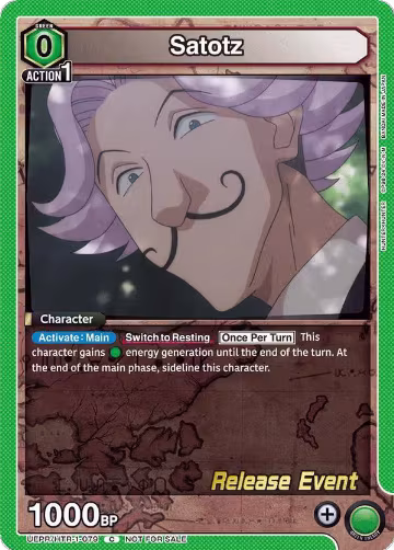 Satotz (UEPR/HTR-1-079), HUNTER X HUNTER Release Event Cards — Union Arena card price