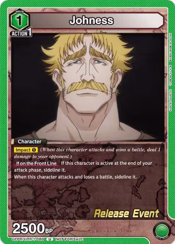 Johness (UEPR/HTR-1-080), HUNTER X HUNTER Release Event Cards — Union Arena card price
