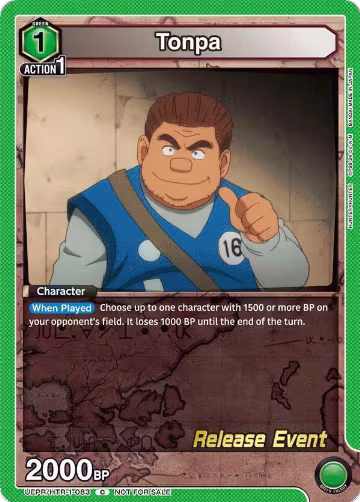 Tonpa (UEPR/HTR-1-083), HUNTER X HUNTER Release Event Cards — Union Arena card price