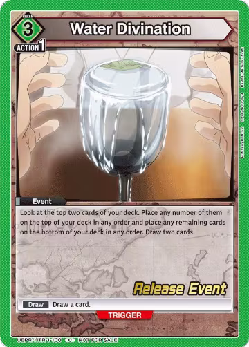 Water Divination (UEPR/HTR-1-100), HUNTER X HUNTER Release Event Cards — Union Arena card price