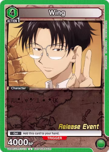 Wing (112) (UEPR/HTR-1-112), HUNTER X HUNTER Release Event Cards — Union Arena card price