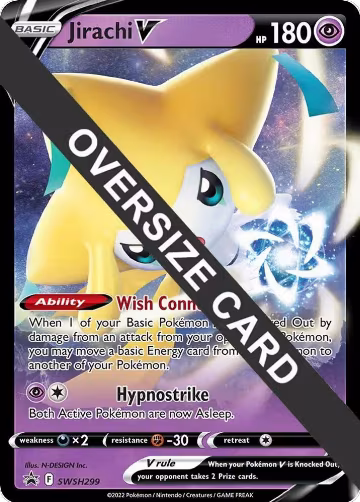Jirachi V - 299 (SWSH299), Jumbo Cards — Pokémon card price