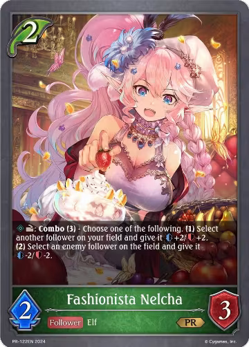 Fashionista Nelcha (PR-122EN), Shadowverse: Evolve Promo Cards — Shadowverse card price