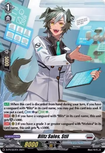 Blitz Sales, Stil (Foil) (D-PR/557EN), D Promo Cards — Vanguard card price