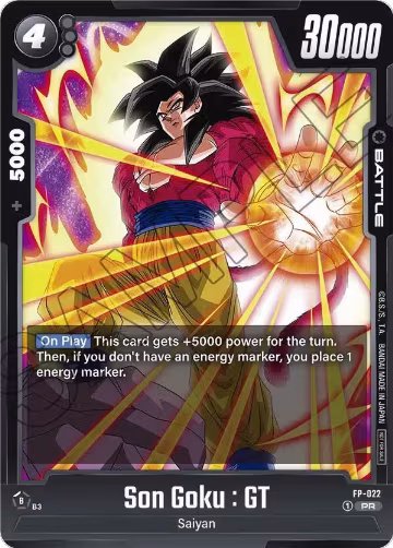 Son Goku : GT - FP-022 (FP-022), Fusion World Promotion Cards and Packs — DB Fusion card price