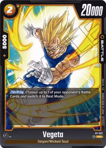 Vegeta - FP-023 (FP-023), Fusion World Promotion Cards and Packs — DB Fusion card price