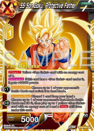 SS Son Goku, Protective Father (BT26-093), Ultimate Advent Pre-Release Cards — DB Super card price