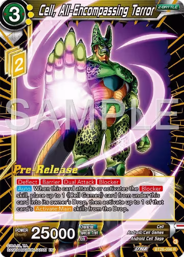 Cell, All-Encompassing Terror (BT26-096), Ultimate Advent Pre-Release Cards — DB Super card price