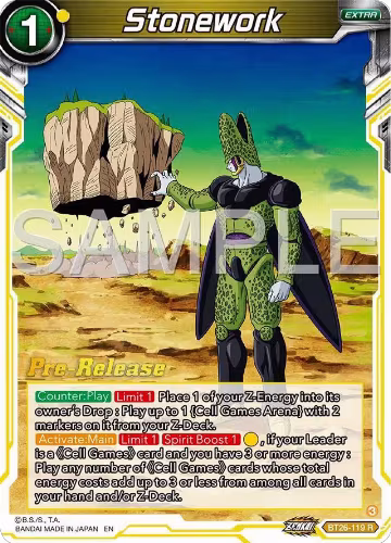 Stonework (BT26-119), Ultimate Advent Pre-Release Cards — DB Super card price