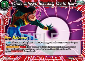 Power-Infused Shocking Death Ball (BT26-007), Ultimate Advent Pre-Release Cards — DB Super card price