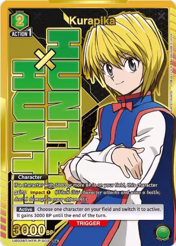 Kurapika (003) (R*) (UE02BT/HTR-P-003), HUNTER X HUNTER — Union Arena card price