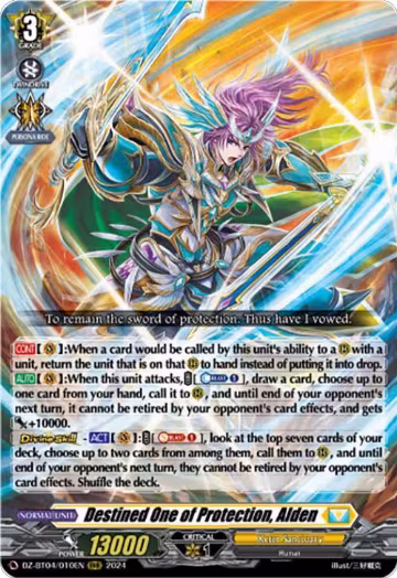 Destined One of Protection, Alden (DZ-BT04/010EN), DZ-BT04: Destined Showdown — Vanguard card price