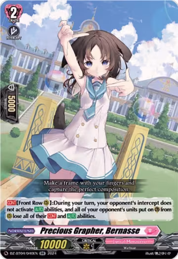 Precious Grapher, Bernasse (DZ-BT04/040EN), DZ-BT04: Destined Showdown — Vanguard card price