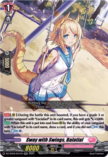 Sway with Swings, Balatial (DZ-BT04/041EN), DZ-BT04: Destined Showdown — Vanguard card price