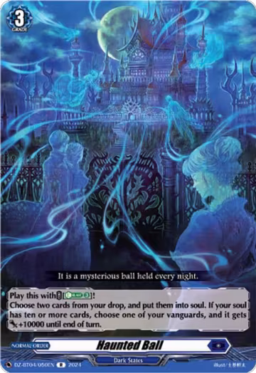 Haunted Ball (DZ-BT04/050EN), DZ-BT04: Destined Showdown — Vanguard card price