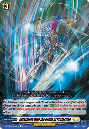 Determine with the Blade of Protection (DZ-BT04/058EN), DZ-BT04: Destined Showdown — Vanguard card price