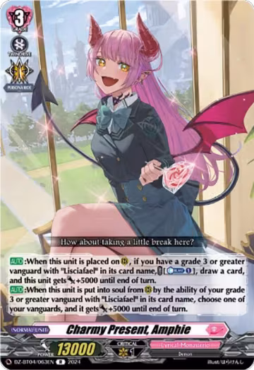 Charmy Present, Amphie (DZ-BT04/063EN), DZ-BT04: Destined Showdown — Vanguard card price