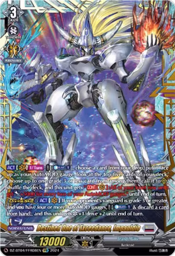 Destined One of Exceedance, Impauldio (FFR) (DZ-BT04/FFR08EN), DZ-BT04: Destined Showdown — Vanguard card price