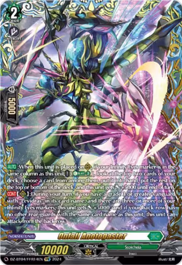 Onfall Anotogaster (FFR) (DZ-BT04/FFR14EN), DZ-BT04: Destined Showdown — Vanguard card price