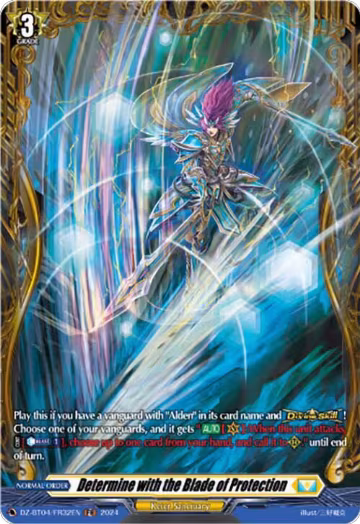 Determine with the Blade of Protection (FR) (DZ-BT04/FR32EN), DZ-BT04: Destined Showdown — Vanguard card price