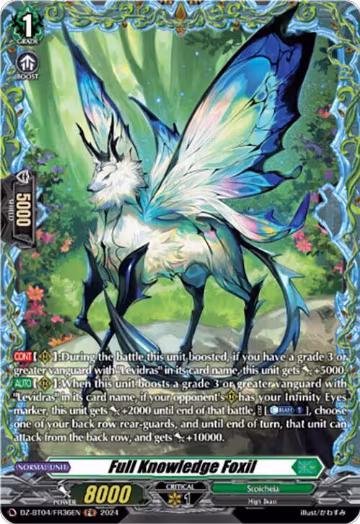 Full Knowledge Foxil (FR) (DZ-BT04/FR36EN), DZ-BT04: Destined Showdown — Vanguard card price