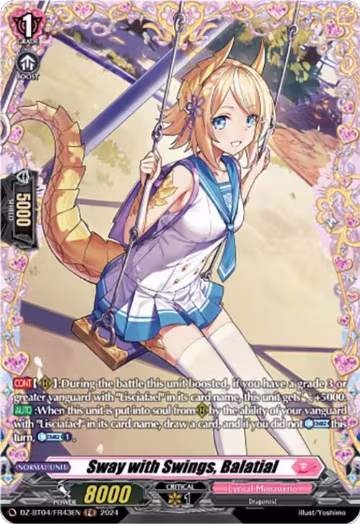 Sway with Swings, Balatial (FR) (DZ-BT04/FR43EN), DZ-BT04: Destined Showdown — Vanguard card price