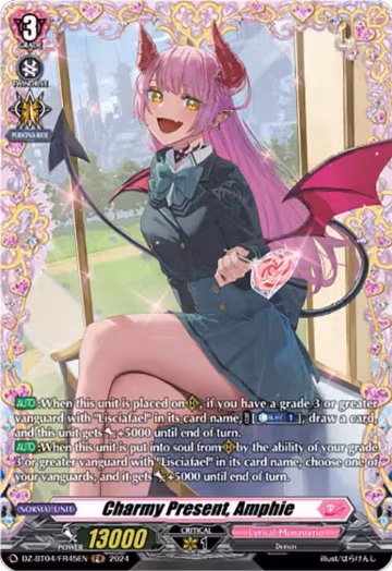 Charmy Present, Amphie (FR) (DZ-BT04/FR45EN), DZ-BT04: Destined Showdown — Vanguard card price