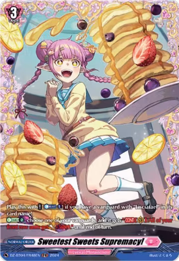 Sweetest Sweets Supremacy! (FR) (DZ-BT04/FR48EN), DZ-BT04: Destined Showdown — Vanguard card price