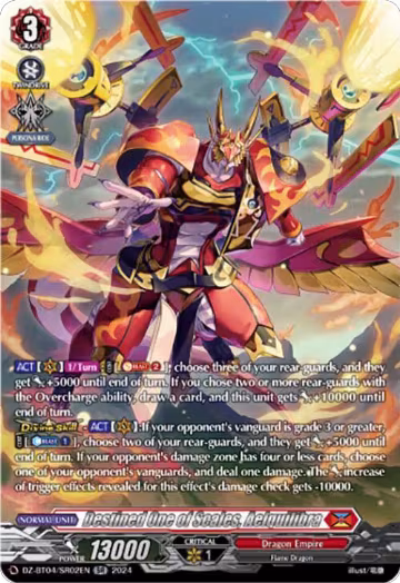 Destined One of Scales, Aelquilibra (SR) (DZ-BT04/SR02EN), DZ-BT04: Destined Showdown — Vanguard card price
