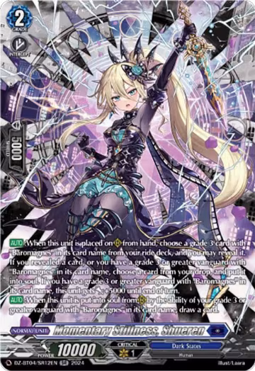 Momentary Stillness, Shueren (SR) (DZ-BT04/SR12EN), DZ-BT04: Destined Showdown — Vanguard card price