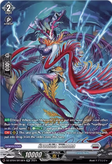 Gravidia Winona (SR) (DZ-BT04/SR18EN), DZ-BT04: Destined Showdown — Vanguard card price