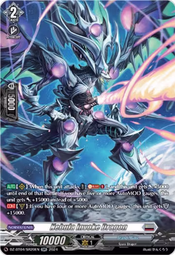 Nebula Invoke Dragon (SR) (DZ-BT04/SR20EN), DZ-BT04: Destined Showdown — Vanguard card price
