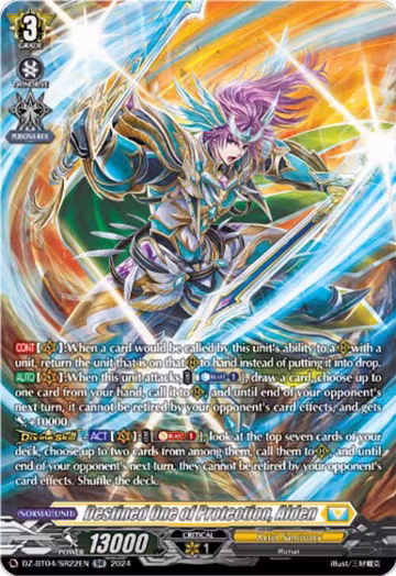 Destined One of Protection, Alden (SR) (DZ-BT04/SR22EN), DZ-BT04: Destined Showdown — Vanguard card price